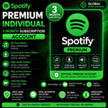 Spotify Individual Premium 3 Month Subscription- Account Global