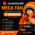Crunchyroll Mega Fan 1 Month Subscription- Account Global