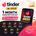 Tinder Gold 1 Month Subscription Key - VPN for Global