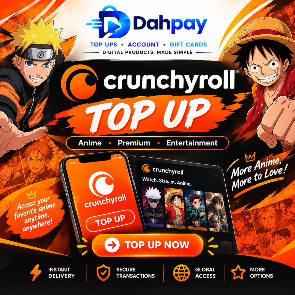Crunchyroll Top Up