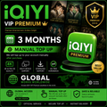 iQIYI VIP Premium 3 Month- Manual Top Up Global