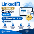 LinkedIn Premium Career TRIAL - 3 Months Key GLOBAL