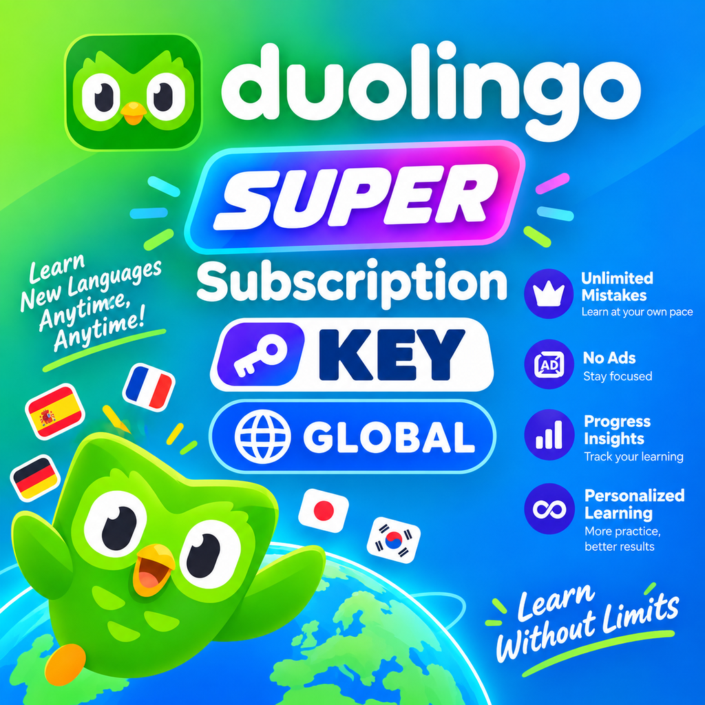 Duolingo Super Subscription Key GLOBAL
